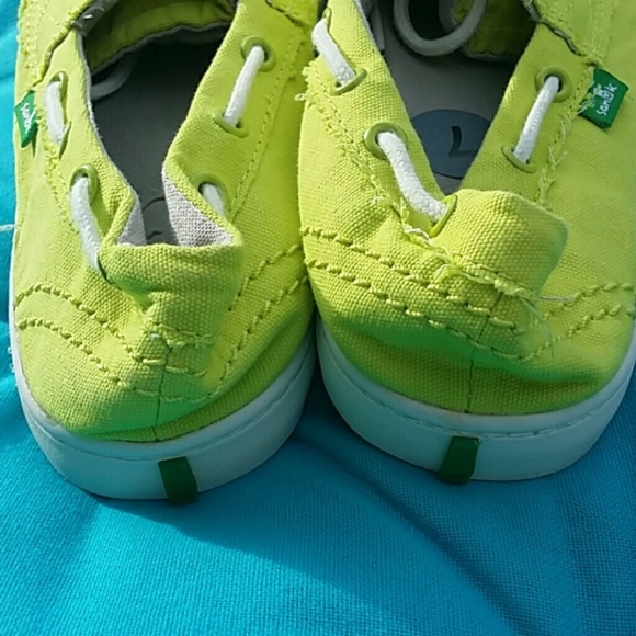 Sanuk Yellow Surfer Boat Shoes - Picture 3 of 5